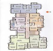 Floor Plan of Pride Residency